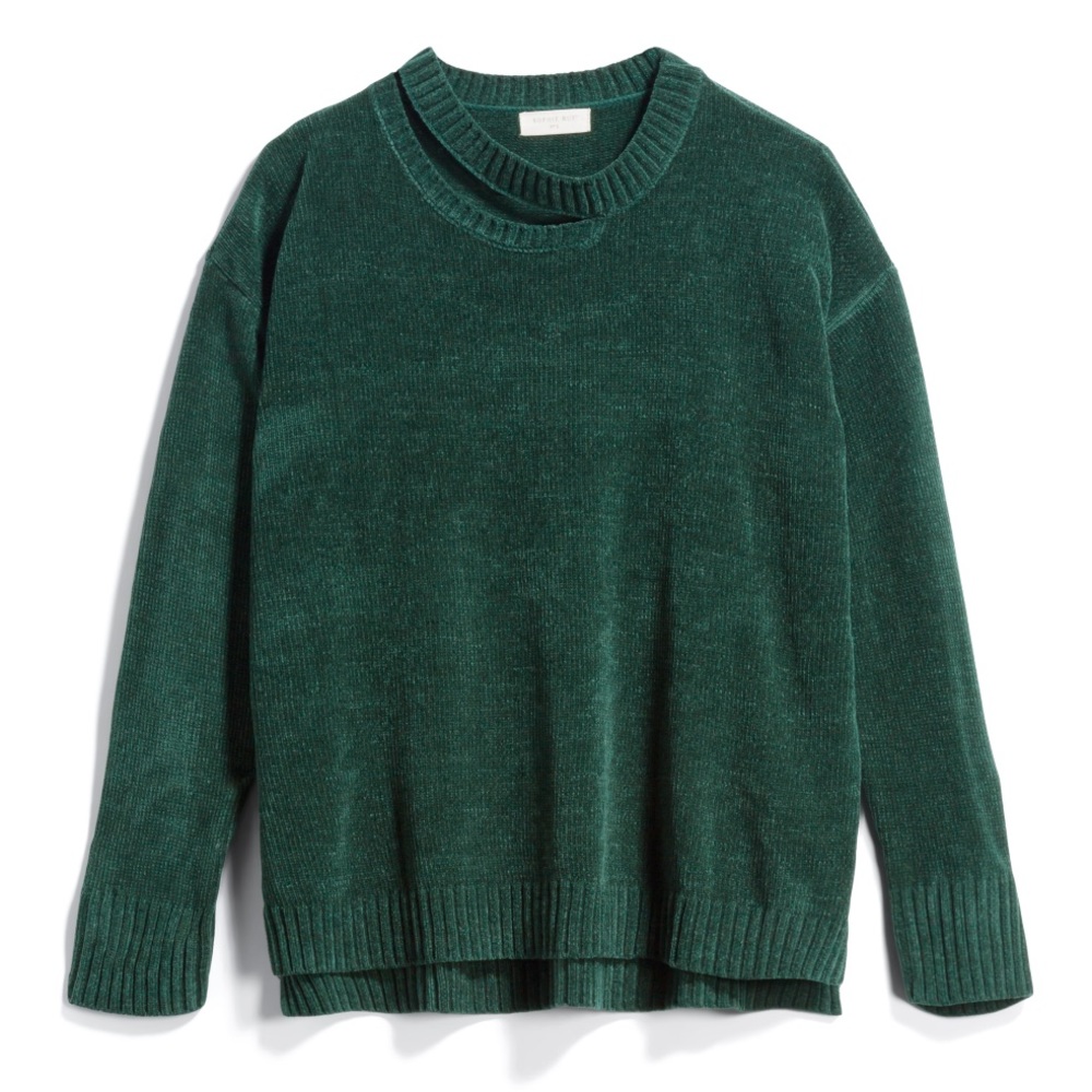 VINCENZO CUT OUT DETAIL PULLOVER